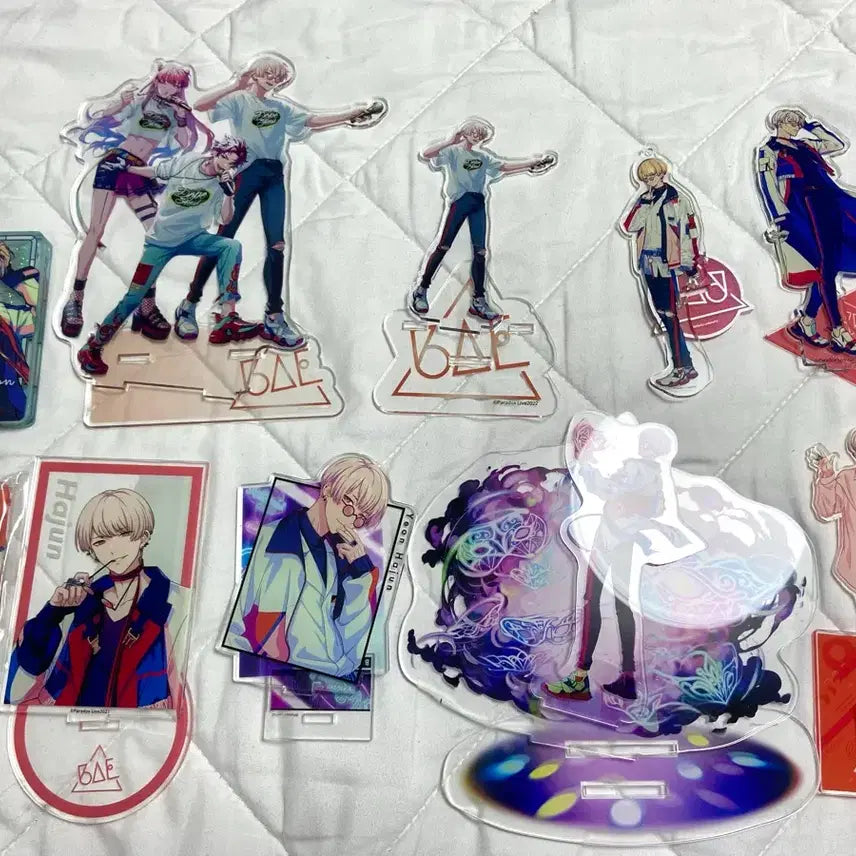 [BUNJANG] Paradox Live En Hayajun Acrylic Stand &amp; Collabo Strap Set / 파라라이 파라독스라이브 연하준 아크릴, 유사코롯타 일괄