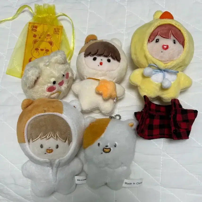 [BUNJANG] NCT DREAM Jisung Pocket J Jihong J Ppongyi Ohaemj Bundle Set Dolls / 꼼찌 포켓찌 포켓찌송 뽀송이 오햄찌 일괄 판매