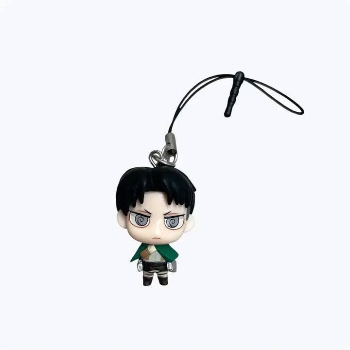 [BUNJANG] Attack on Titan Levi Chimi Chara Figure Keychain / 진격의거인 리바이 치미캬라 피규어 키링