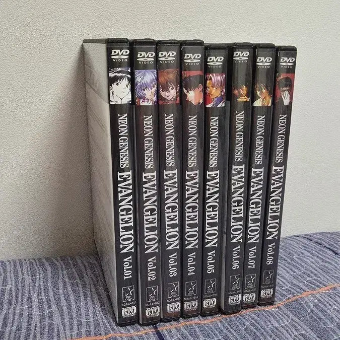 [BUNJANG] Neon Genesis Evangelion Complete DVD Collection Vol. 01-08 / 신세기 에반게리온 DVD 전집 Vol.01~08