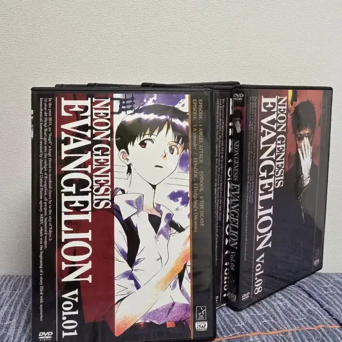 [BUNJANG] Neon Genesis Evangelion Complete DVD Collection Vol. 01-08 / 신세기 에반게리온 DVD 전집 Vol.01~08