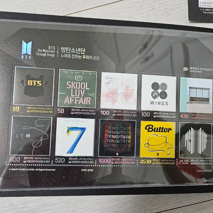 [BUNJANG] BTS 10th Anniversary Stamp Full Set / (마지막 가격내림)방탄소년단 BTS 십주년 기념 우표 풀구성