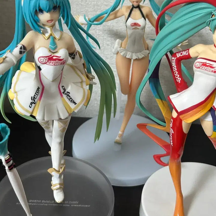 [BUNJANG] Hatsune Miku Racing Miku &amp; Rodi Bundle Set Figure / 급처) 하츠네 미쿠 피규어 일괄