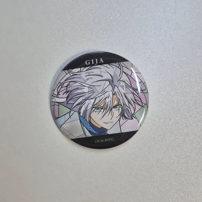 [BUNJANG] Dawn of the Yeonhwa Trading Aure Glass Can Badge Kija / 새벽의 연화 트레이딩 Aure Glass 캔뱃지 키쟈