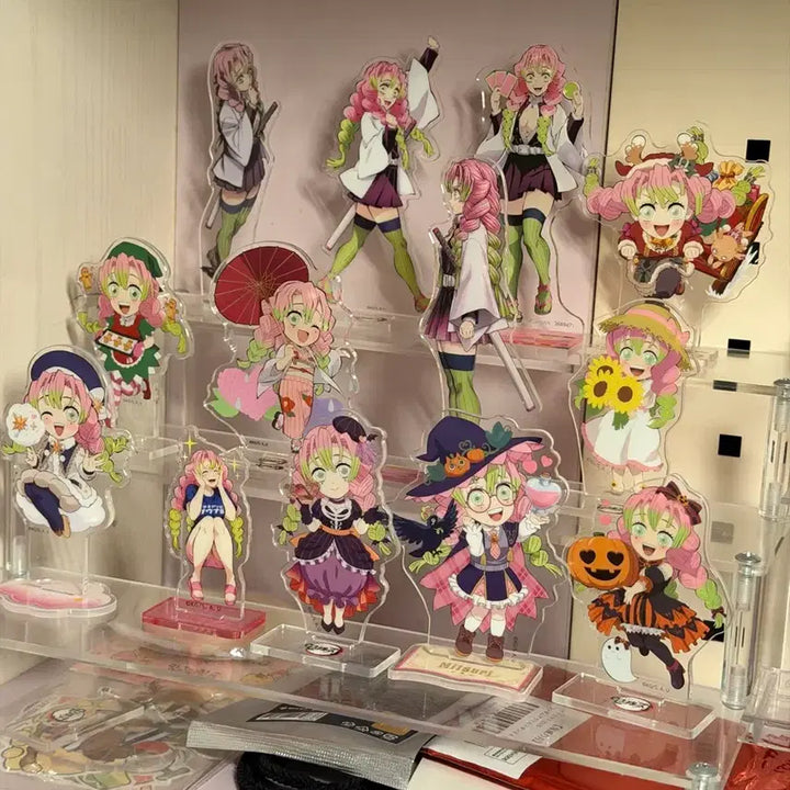 [BUNJANG] Demon Slayer Kanroji Mitsuri Acrylic Stand &amp; Plush Bundle / 귀멸의 칼날 칸로지 미츠리 아크릴 스탠드 귀칼 일괄 인형 누이 판매