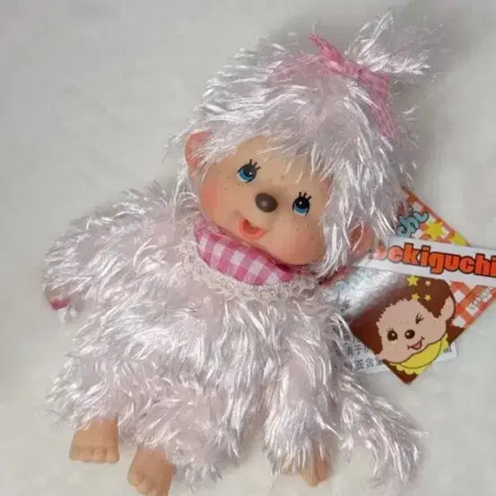 [BUNJANG] Mokomoko Wet Hair Monchhichi Doll New / 모코모코 웻헤어 몬치치 인형 새상품