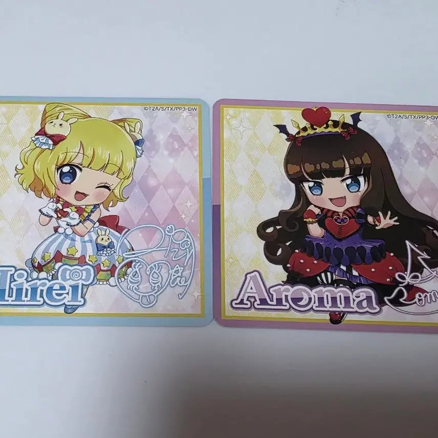 [BUNJANG] PriPara Dream Factory Special Edition Coaster - Mirei, Aroma / 프리파라 드림팩토리 특전 코스터 미래(미레이), 아로마