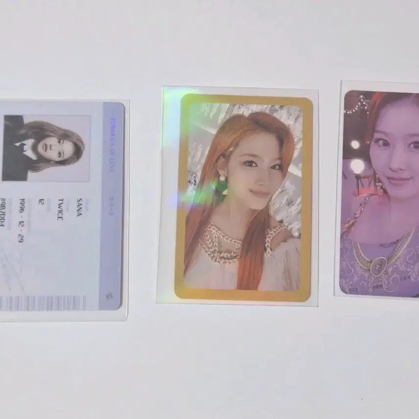 [BUNJANG] Twice Sana Bundle Set Photocard / 트와이스 사나 포토카드 3종 일괄