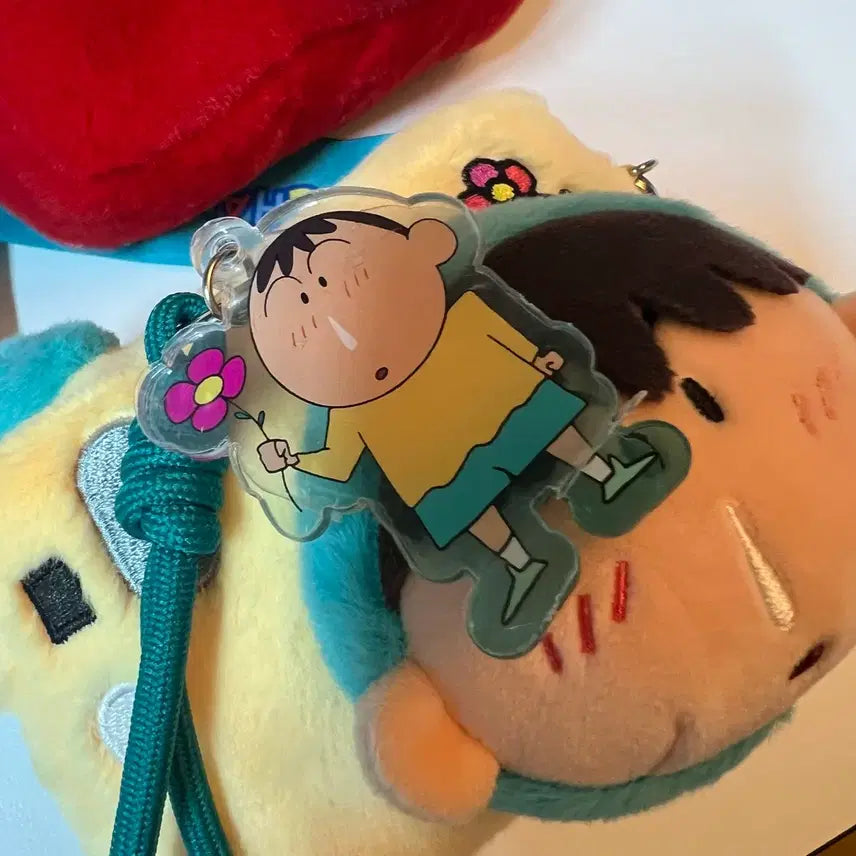 [BUNJANG] Crayon Shin-chan Maco &amp; Bo Camera Pouch Doll Keychain Bundle Set / 짱구 맹구 카메라 파우치 인형 키링 일괄
