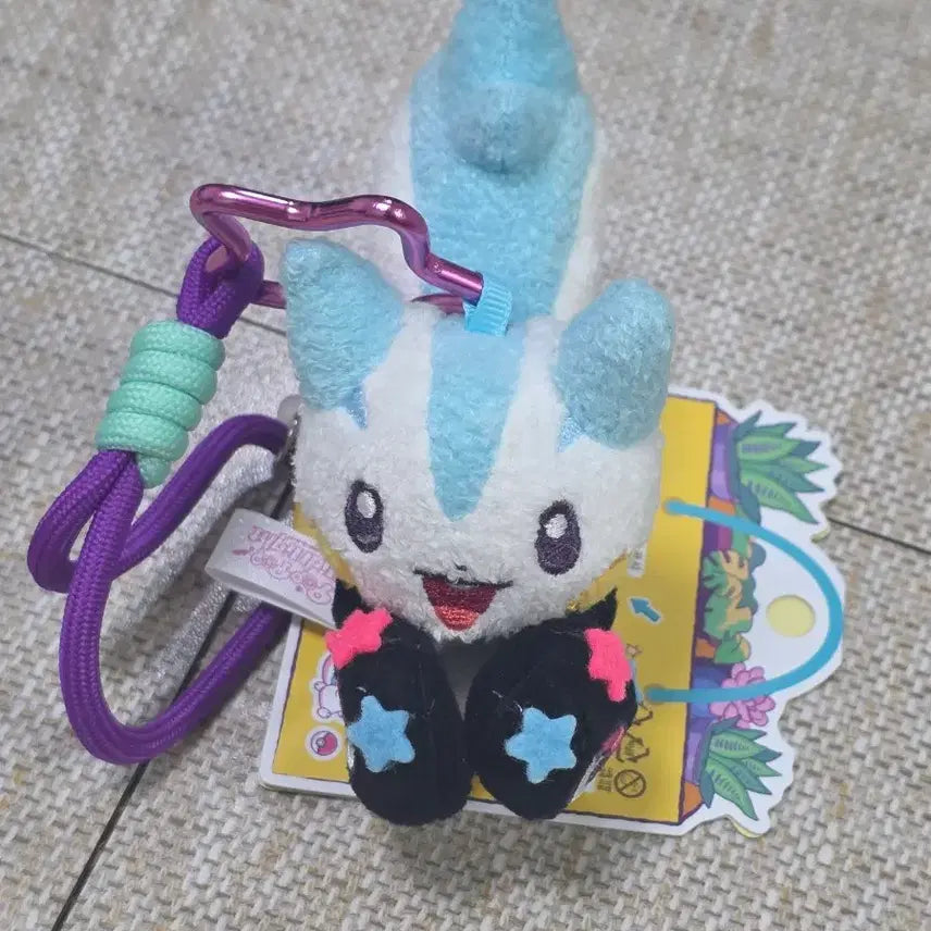 [BUNJANG] Pokemon Ditto Playground Midnight Pachirisu Mascot Keychain Plush / 포켓몬 메타몽 놀이터 팝업 미드나잇 파치리스 마스코트 키링 인형