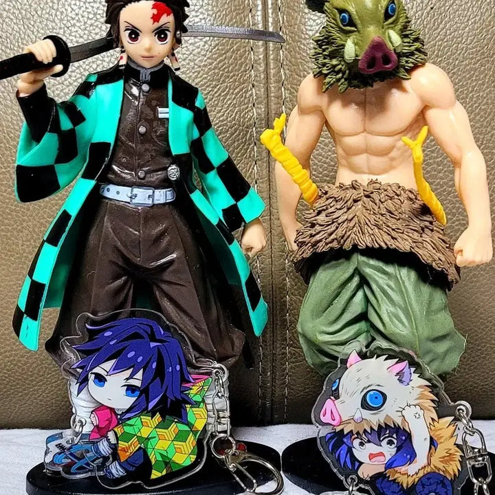 [BUNJANG] Demon Slayer 4-Piece Goods Set / 귀멸의 칼날 피규어 굿즈 4종 세트