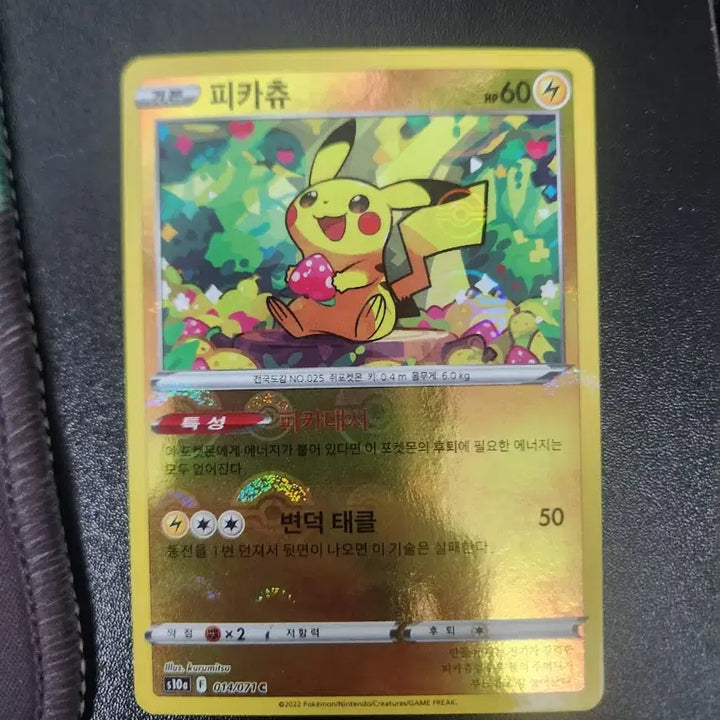[BUNJANG] Pokemon Card Dark Phantasma Pikachu C-Grade / 포켓몬카드 등급용 다크판타스마 피카츄 c 리버스 홀로