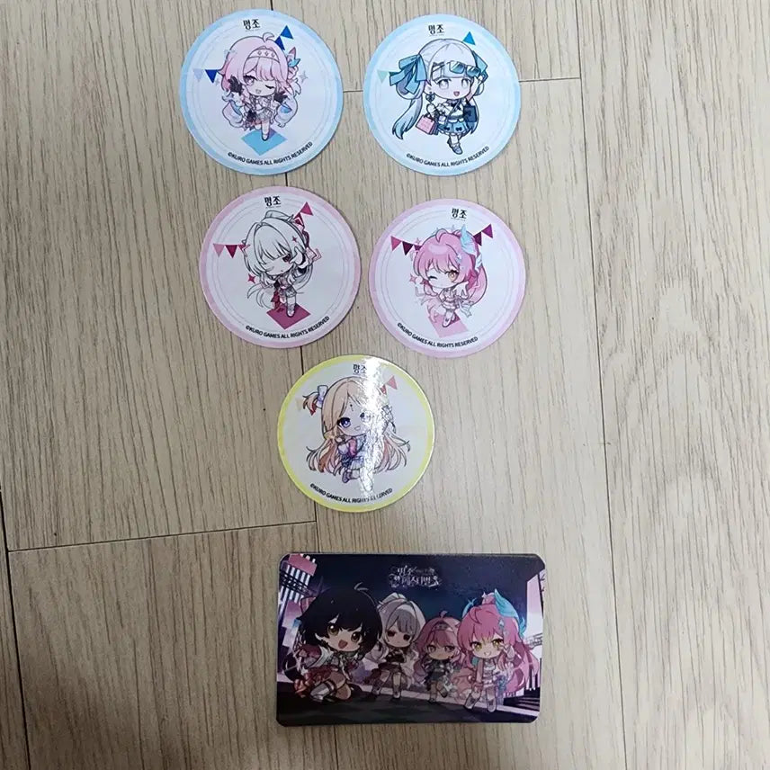 [BUNJANG] Myeongjo Hologram Sticker &amp; Photocard Bundle Set / 명조 홀로그램 스티커 및 포토카드(일괄)