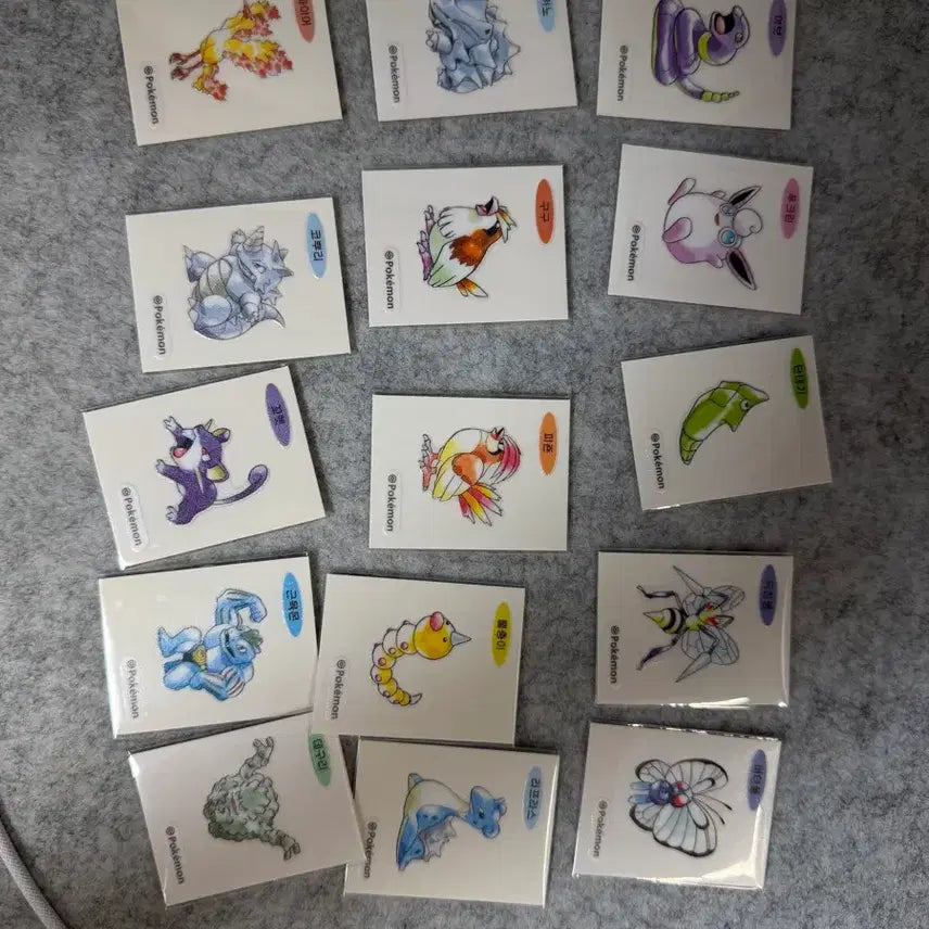 [BUNJANG] Pokemon 30th Anniversary Ddibu Seal Sticker Bundle Set / 포켓몬 30주년 띠부씰 스티커 (일괄만)