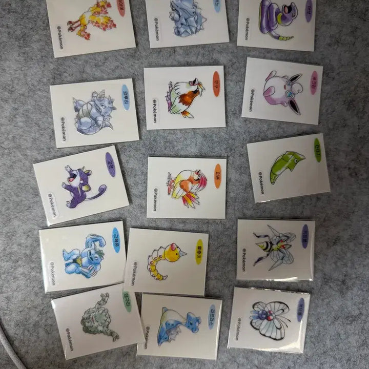 [BUNJANG] Pokemon 30th Anniversary Ddibu Seal Sticker Bundle Set / 포켓몬 30주년 띠부씰 스티커 (일괄만)