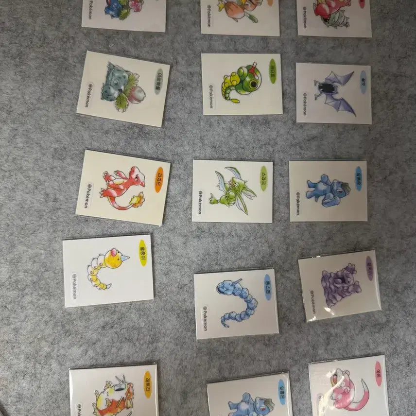 [BUNJANG] Pokemon 30th Anniversary Ddibu Seal Sticker Bundle Set / 포켓몬 30주년 띠부씰 스티커 (일괄만)