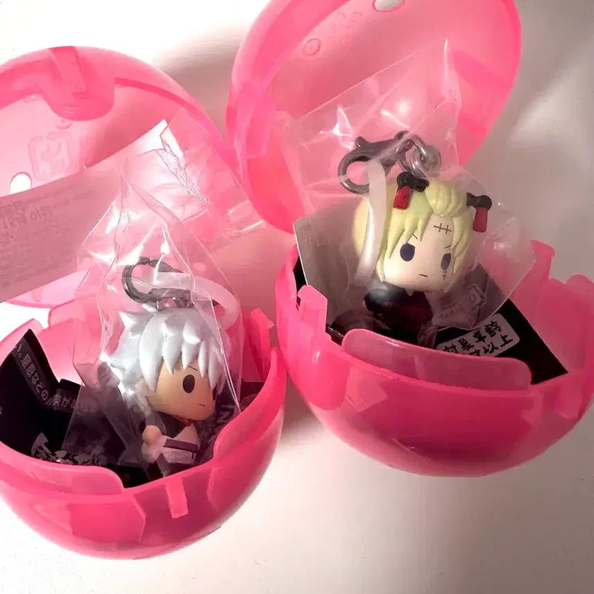 [BUNJANG] Gintama Gintoki Tsukuyo Yoshirawa Great Fire Gachapon Keyring (Sealed Bundle Set) / 미개봉일괄) 은혼 긴토키 츠쿠요 요시와라 대염상 메지루시 가챠 키링