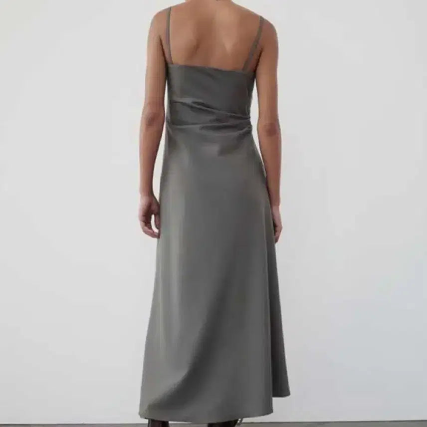 [BUNJANG] Zara ZW Collection Drape Sleeveless Dress (Size S) / 자라 ZW 컬렉션 드레이프 슬리브리스 드레스(사이즈 S)