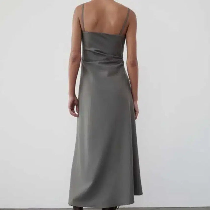 [BUNJANG] Zara ZW Collection Drape Sleeveless Dress (Size S) / 자라 ZW 컬렉션 드레이프 슬리브리스 드레스(사이즈 S)