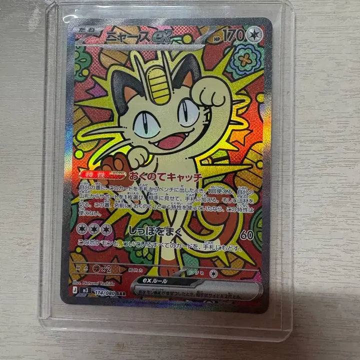 [BUNJANG] Naong EX SAR Japanese Edition Card / 나옹 ex sar 일판