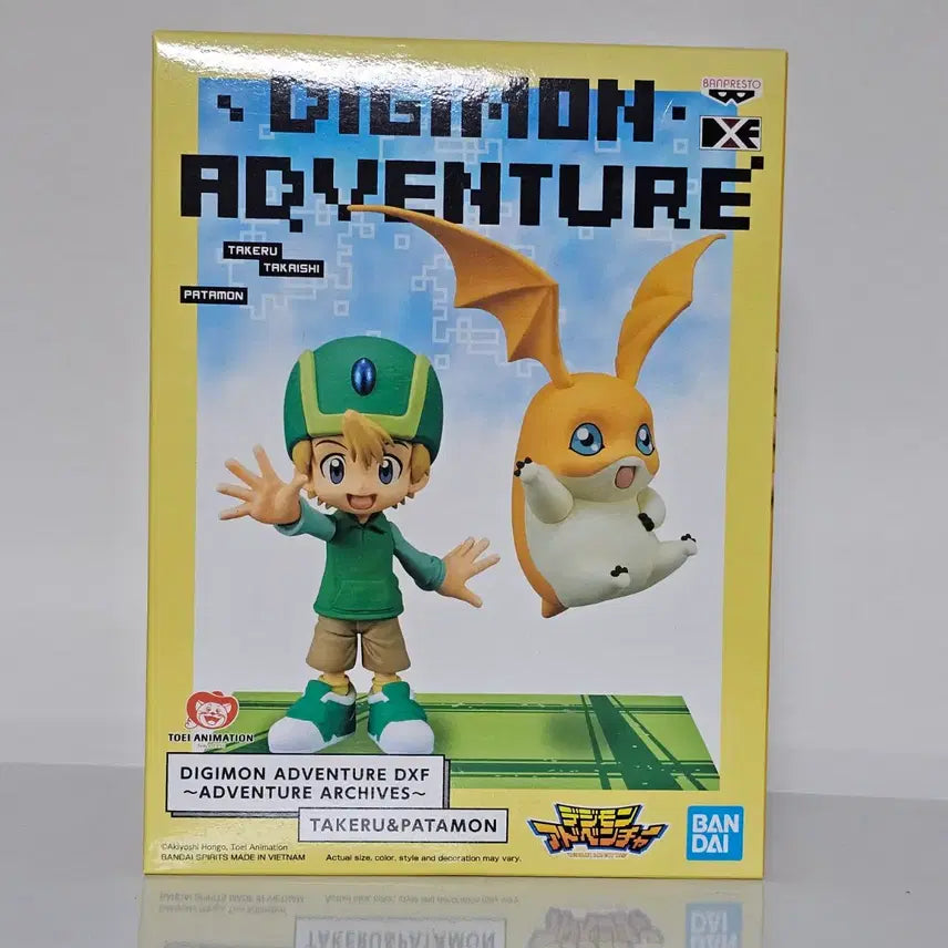 [BUNJANG] Digimon Adventure Takeru &amp; Patamon Figure (Sealed) / 미개봉 디지몬 어드벤쳐 리키 파닥몬 피규어 타케루