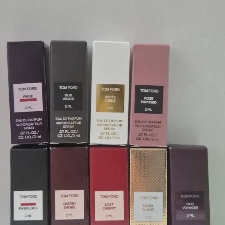 [BUNJANG] Tom Ford Fragrance Samples (Various Sizes) / 국문택 정품 톰포드 11종 싸게 판매합니다.