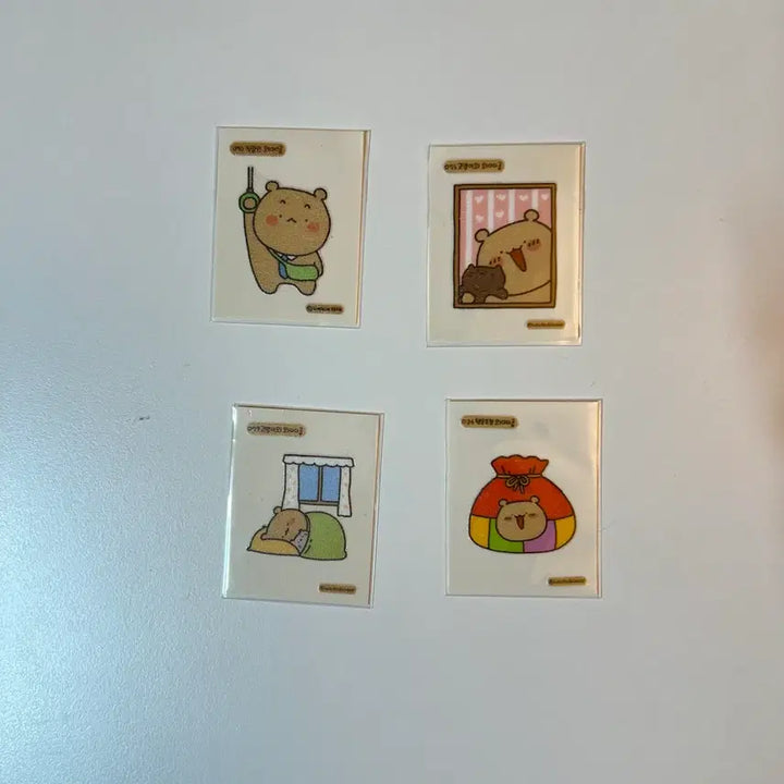 [BUNJANG] Vadada Bear Seal Sticker / 와다다곰 띠부씰