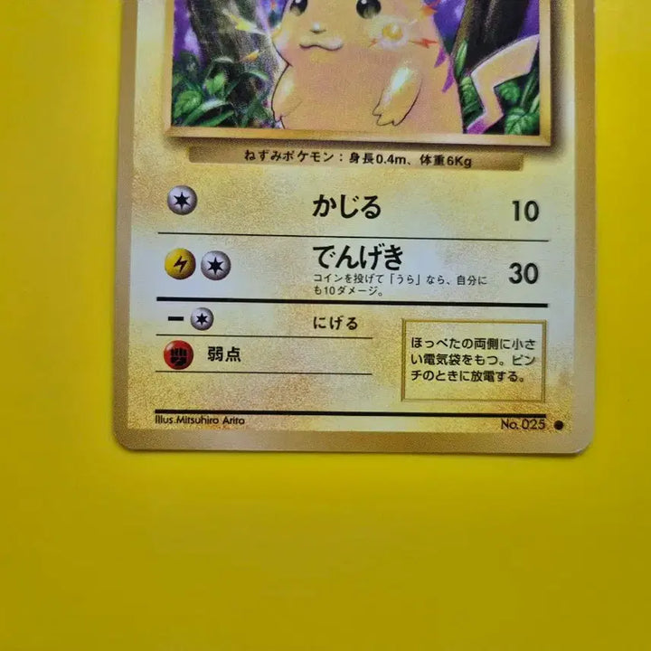 [BUNJANG] Pokemon Card Pikachu 1996 First Edition Japanese / 포켓몬카드 1996 큰 피카츄 초판 일판 일본판 10
