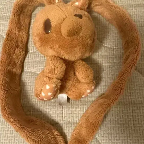 [SOLD OUT] 범용토끼 발렌타인 브라운 초코 인형