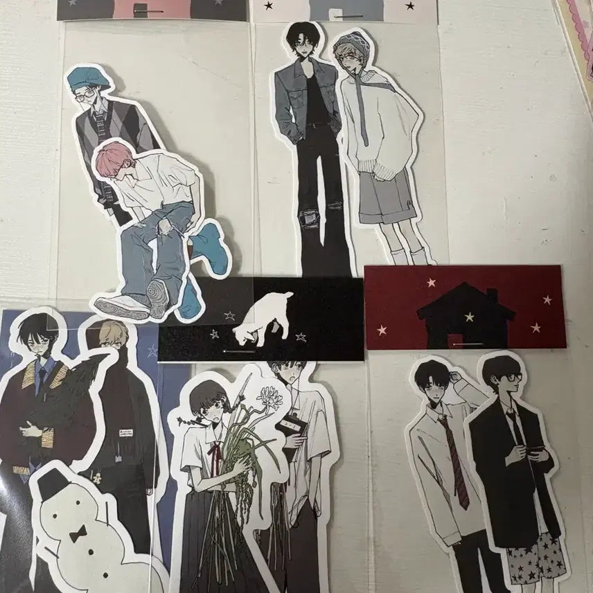 [BUNJANG] Ginger Sticker Set (Bones and Do) - Leehan, Riu, Myungjaehyun / 진저님 스티커판매 보넥도 이한 리우 명재현 진저