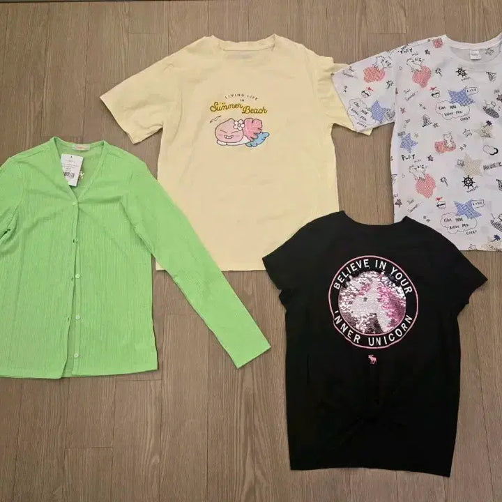 [SOLD OUT] 아베크롬비 아이러브제이 외 여름상의 일괄 150사이즈