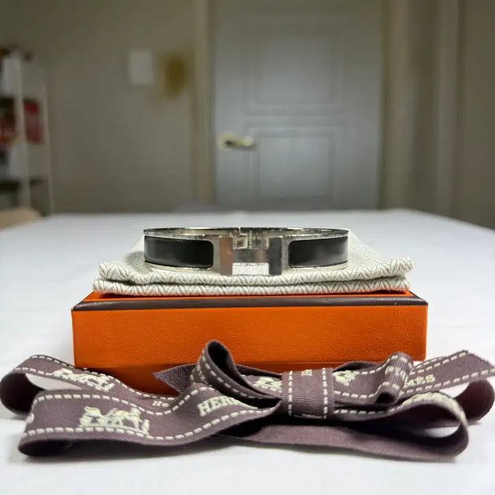 [BUNJANG] Hermès Collier de Chien Bracelet Palladium Hardware Noir Matte T6 / 에르메스 클릭아슈 브레이슬릿 팔찌
