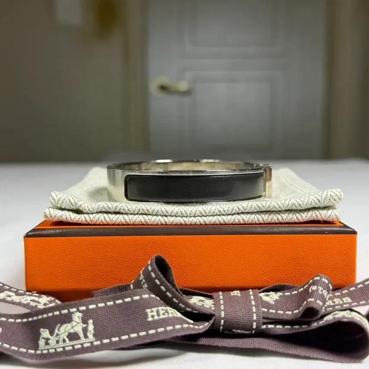 [BUNJANG] Hermès Collier de Chien Bracelet Palladium Hardware Noir Matte T6 / 에르메스 클릭아슈 브레이슬릿 팔찌