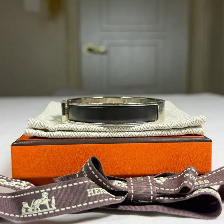 [BUNJANG] Hermès Collier de Chien Bracelet Palladium Hardware Noir Matte T6 / 에르메스 클릭아슈 브레이슬릿 팔찌