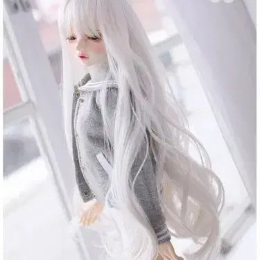 [BUNJANG] 99 Shop Wig L/8-9 RNWL-922 Deep White / 구체관절인형 가발 헤어 나인나인 샵[L/8-9]RNWL-922딥화이트