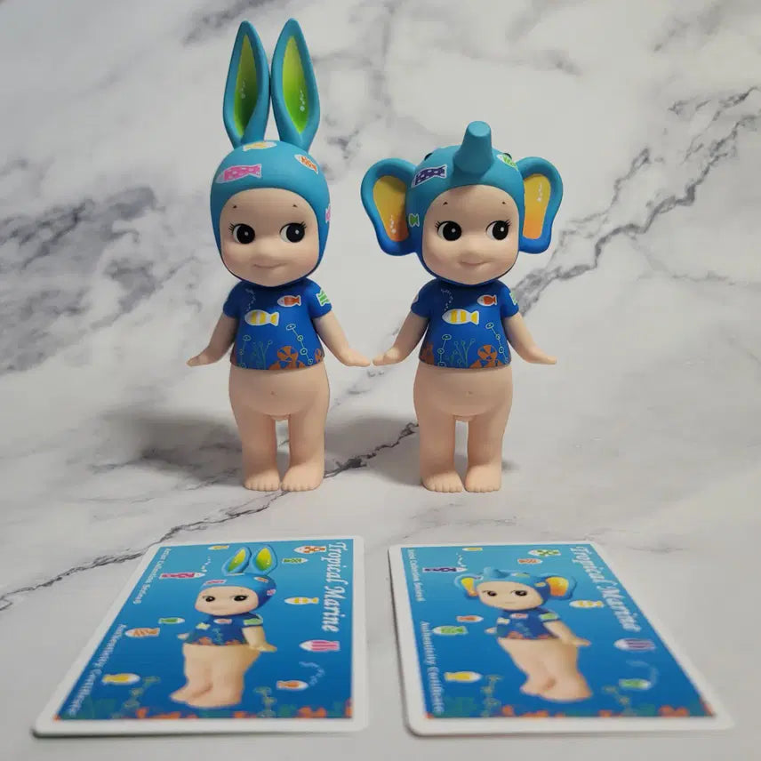 [BUNJANG] Sonny Angel Artist Collection Tropical Marine Set (2 Types) / [일괄] 소니엔젤 아티스트 트로피칼 마린 2종 세트 (카드O)