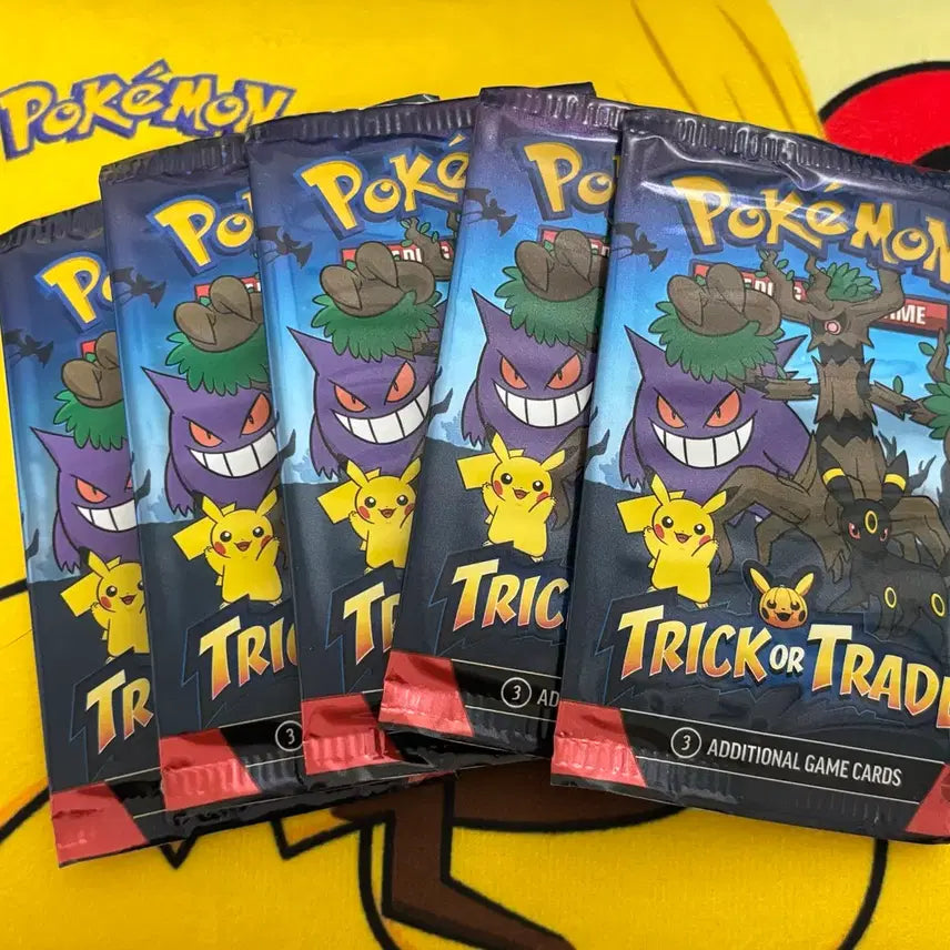 [BUNJANG] Pokemon TCG 2024 Halloween Pack Bundle / 포켓몬카드 2024 할로윈팩 5팩 일괄 판매합니다