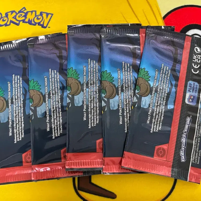[BUNJANG] Pokemon TCG 2024 Halloween Pack Bundle / 포켓몬카드 2024 할로윈팩 5팩 일괄 판매합니다