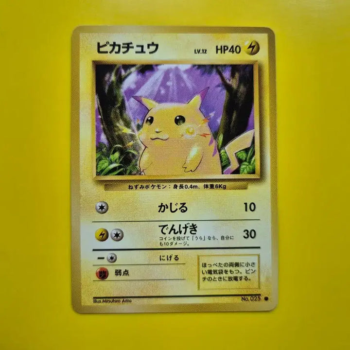 [BUNJANG] Pokemon Card Pikachu 1st Edition Japanese / 포켓몬카드 1996 큰 피카츄 초판 일판 일본판 2