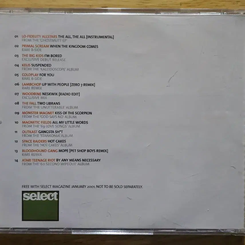 [BUNJANG] Select Magazine Revolutions 04 UK Edition CD Album / CD 음반 Select Revolutions 04 영국반