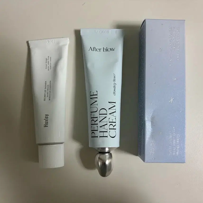 [BUNJANG] Huxley &amp; After Blow Perfumed Hand Cream Set / 헉슬리 핸드크림 애프터 블로우 핸드크림 새상품 네고가능
