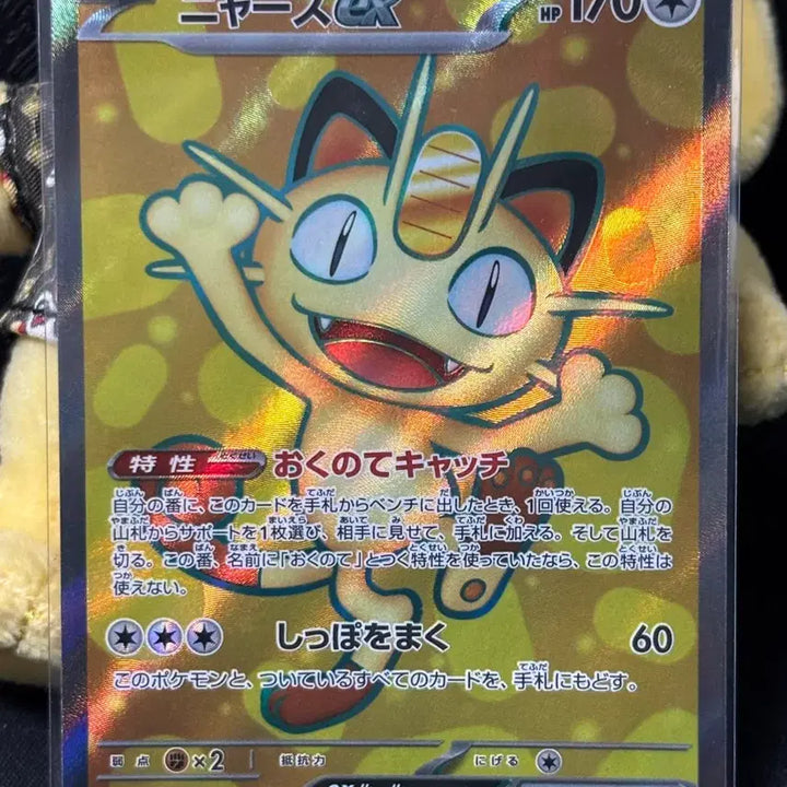 [BUNJANG] Pokemon Card Meowth ex Nigil Zero Holo 100/080 / [포켓몬카드] 일판 냐옹 sr 100/080 판매합니다