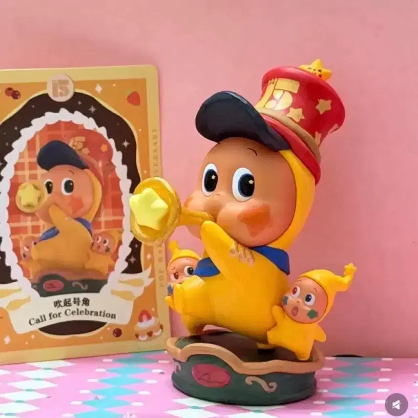 [BUNJANG] Pop Mart 15th Anniversary Celebration Trumpet Little Star Figure (Sealed) / 미개봉) 팝마트 15주년 파티 시리즈, 축하의 나팔 작은별