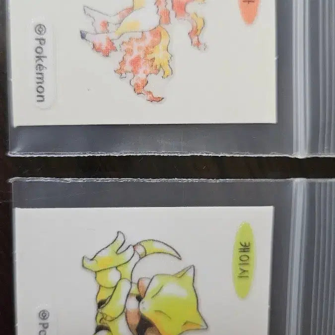 [BUNJANG] 30th Anniversary New Pokemon Stickers - Kenne, Rapidash / 30주년 뉴포켓몬 띠부씰 케이시,날쌩마