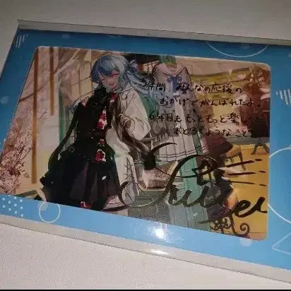 [BUNJANG] Hoshimachi Suisei Signed Photocard / 스이세이호시마치 복제싸인