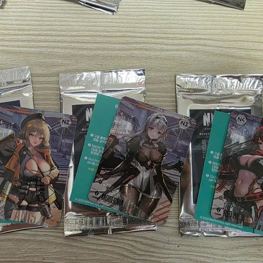 [BUNJANG] Nchoice Nikke AR Card Set Ver.1 - Anis, Modernia, Red Hood Bundle / 니케 AR카드 ver.1 아니스, 모더니아, 레드후드 일괄판매합니다