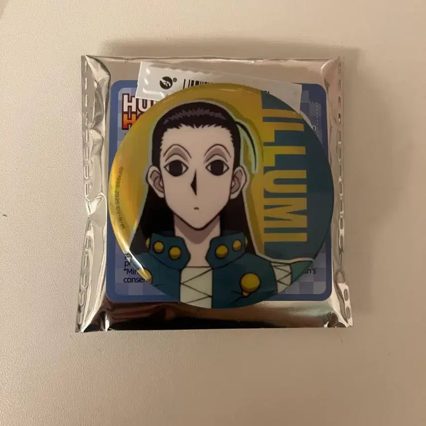 [BUNJANG] Hunter x Hunter Illumi Zoldyck Badge / 헌터헌터 이르미 조르딕 뱃지
