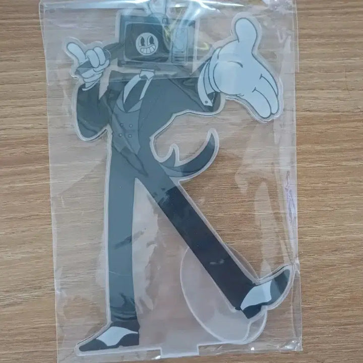 [BUNJANG] Brown Black and White Cartoon Acrylic Stand / 브라운 흑백 카툰 아크릴 스탠드 판매 괴담출근