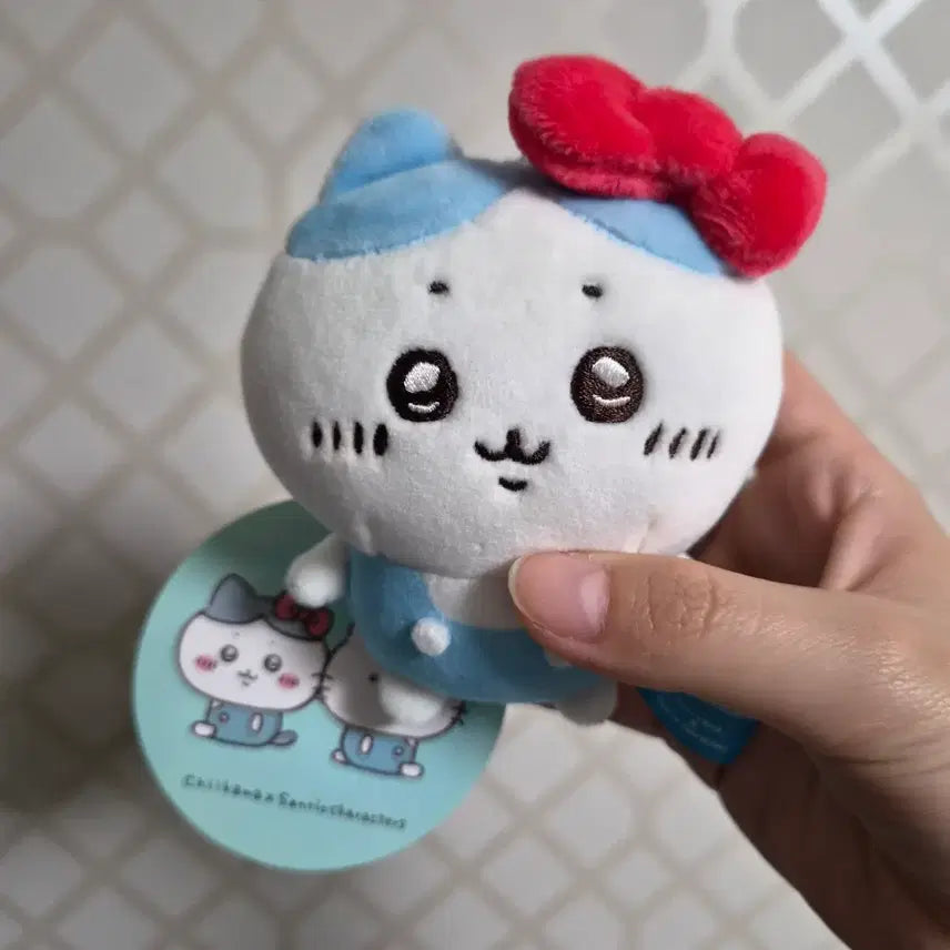 [BUNJANG] Kitty Hachishware Plush Doll / 키티 하치와레 인형
