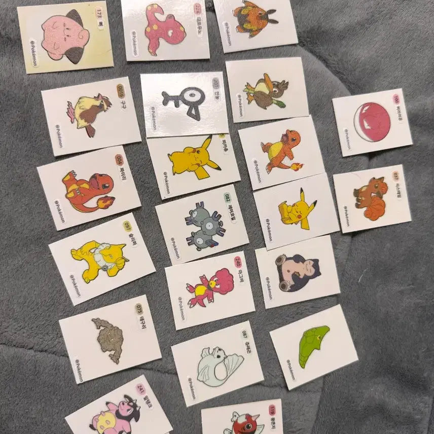 [BUNJANG] Pokemon Stickers Bundle / 포켓몬 띠부띠부실